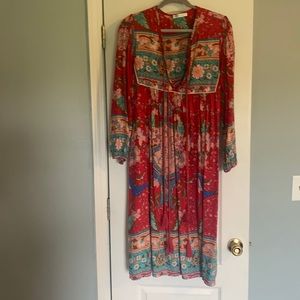 Fun midi dress with tassels